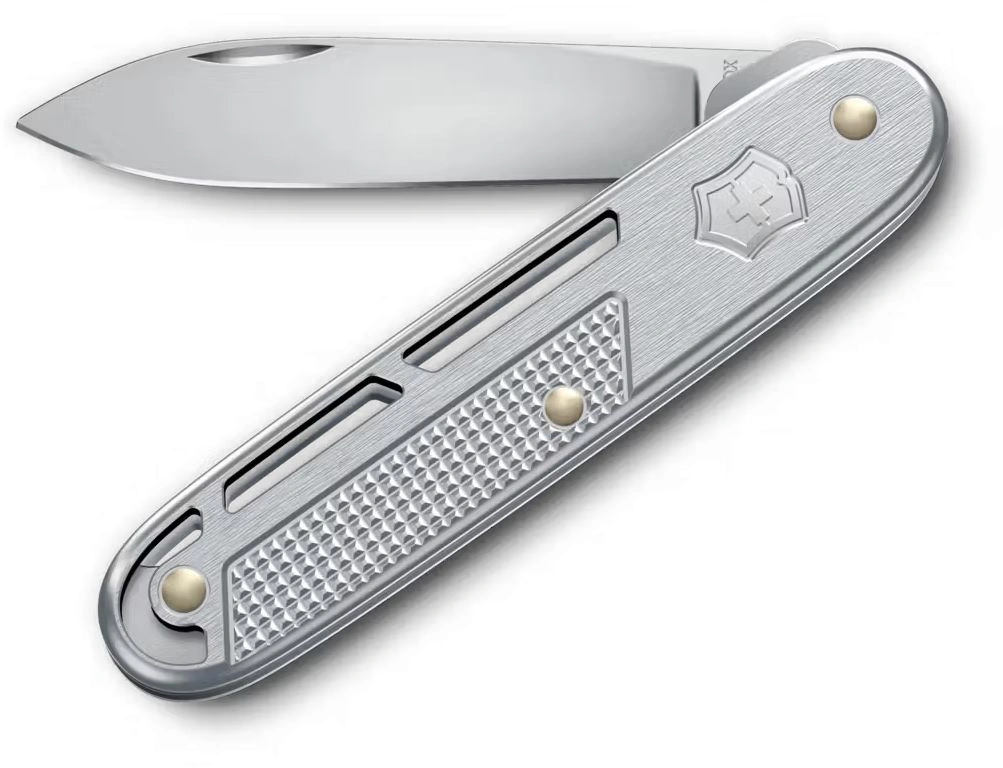 Нож перочинный Victorinox Onefold Alox (0.8006.26) 93мм 2функц. серебристый карт.коробка — фото 1
