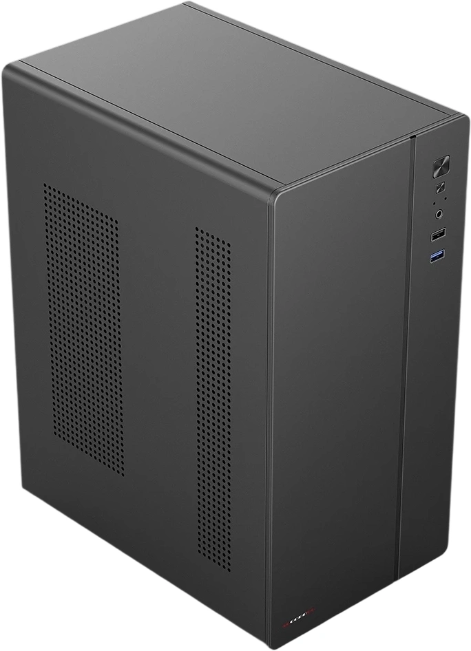 Корпус Accord ACC-266 черный без БП mATX 1x120mm 1xUSB2.0 1xUSB3.0 audio bott PSU — миниатюра 3