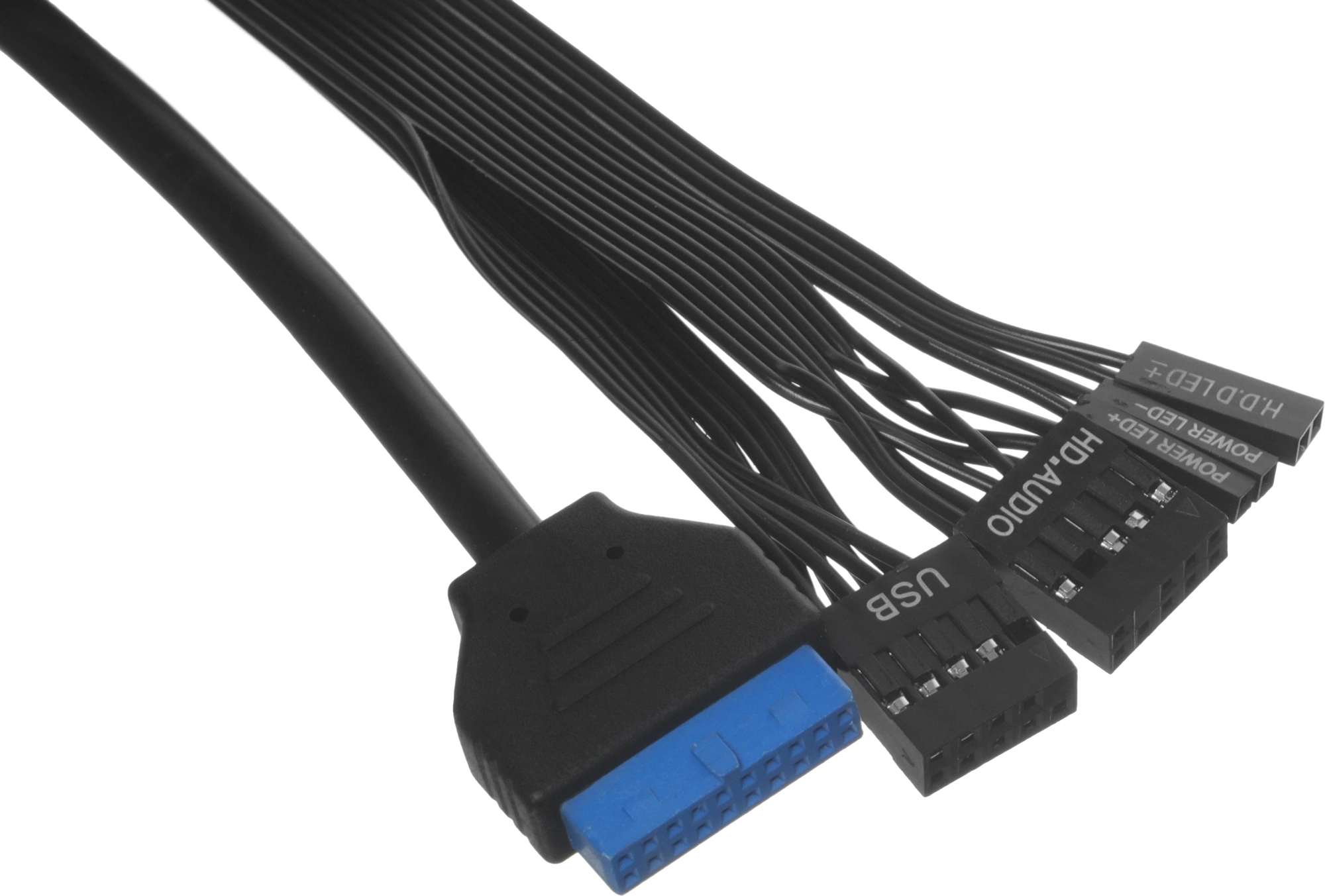Корпус Accord ACC-XA09 черный без БП mATX 1x80mm 1x120mm 2xUSB2.0 1xUSB3.0 audio bott PSU — миниатюра 9
