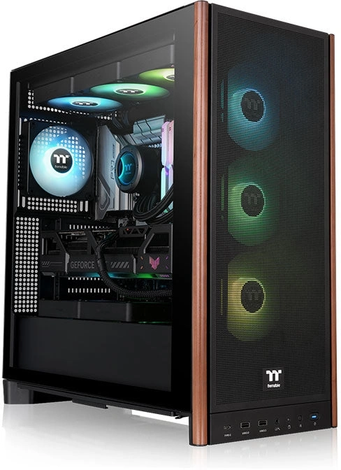 Корпус Thermaltake S370 WS черный без БП ATX 5x120mm 8x140mm 1xUSB3.0 audio bott PSU — фото 1