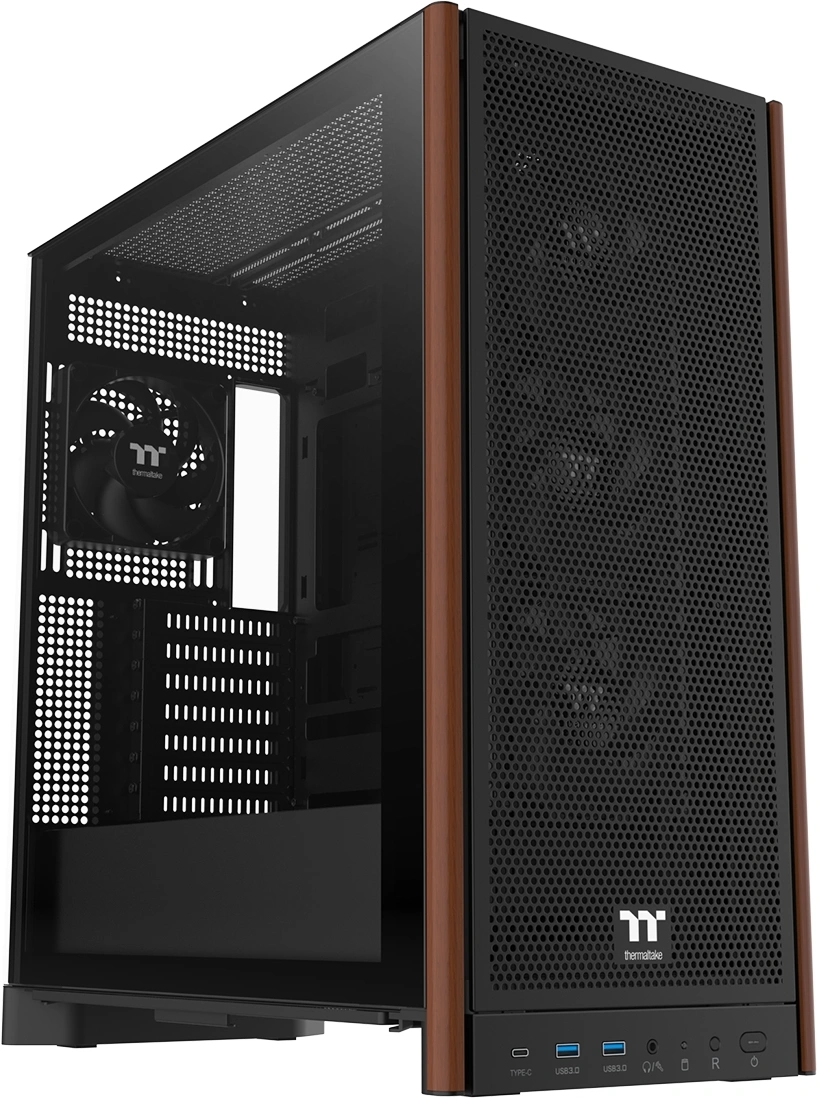 Корпус Thermaltake S370 WS черный без БП ATX 5x120mm 8x140mm 1xUSB3.0 audio bott PSU — миниатюра 2