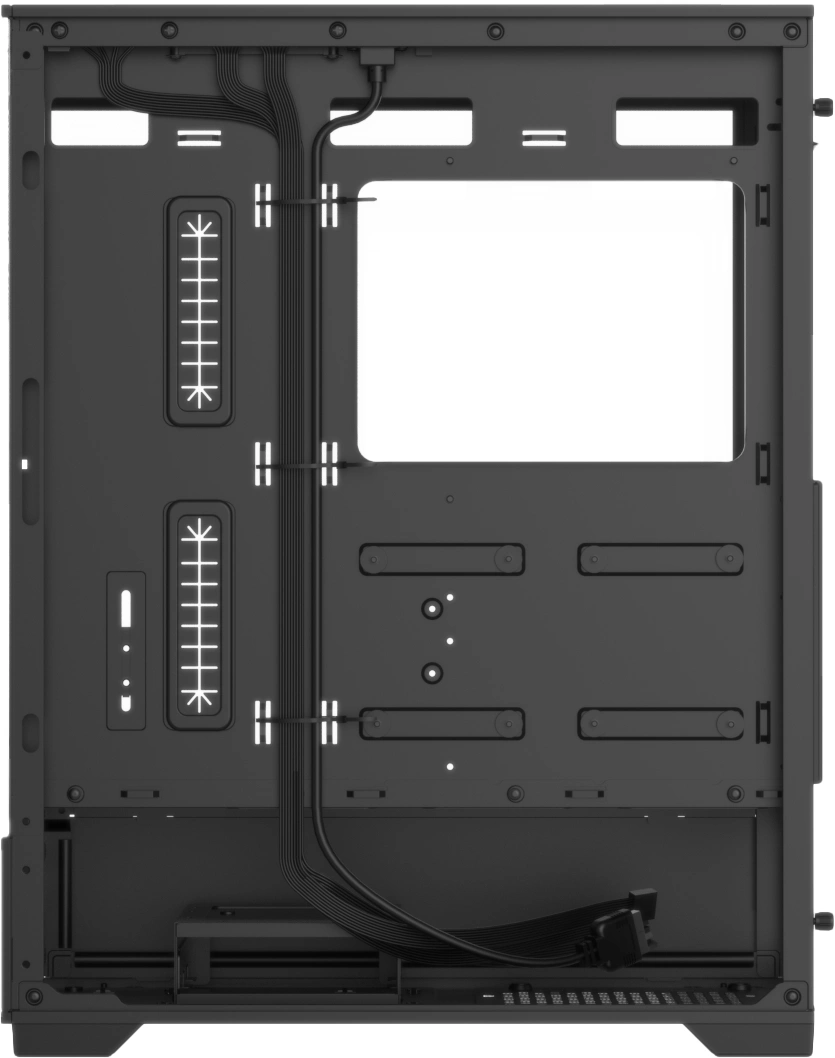 Корпус Formula Crystal Z1 V2 черный без БП ATX 6x120mm 2x140mm 1xUSB2.0 1xUSB3.0 audio bott PSU — миниатюра 3
