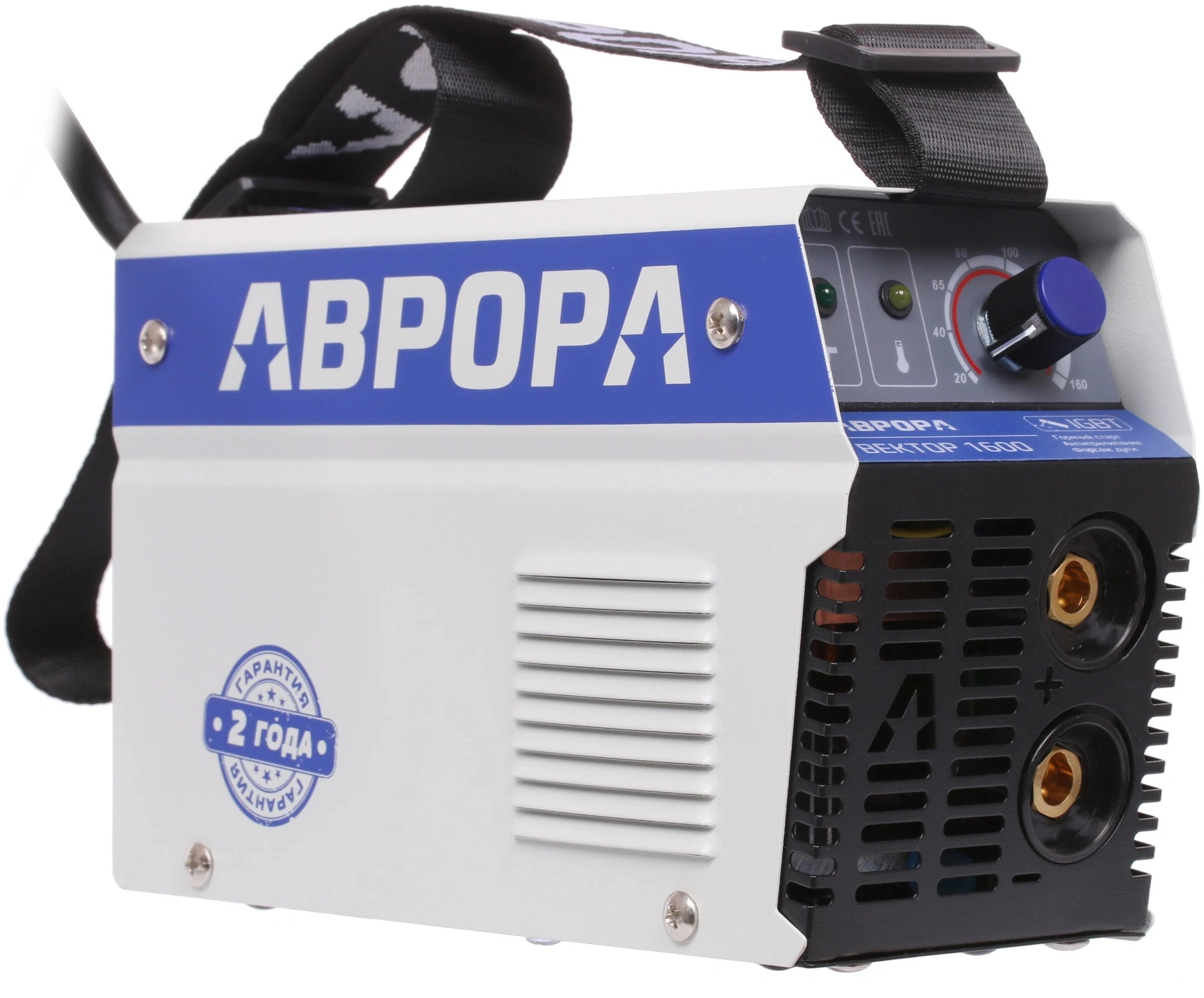 Сварочный аппарат Aurora Вектор 1600 инвертор ММА 6.6кВт — фото 1