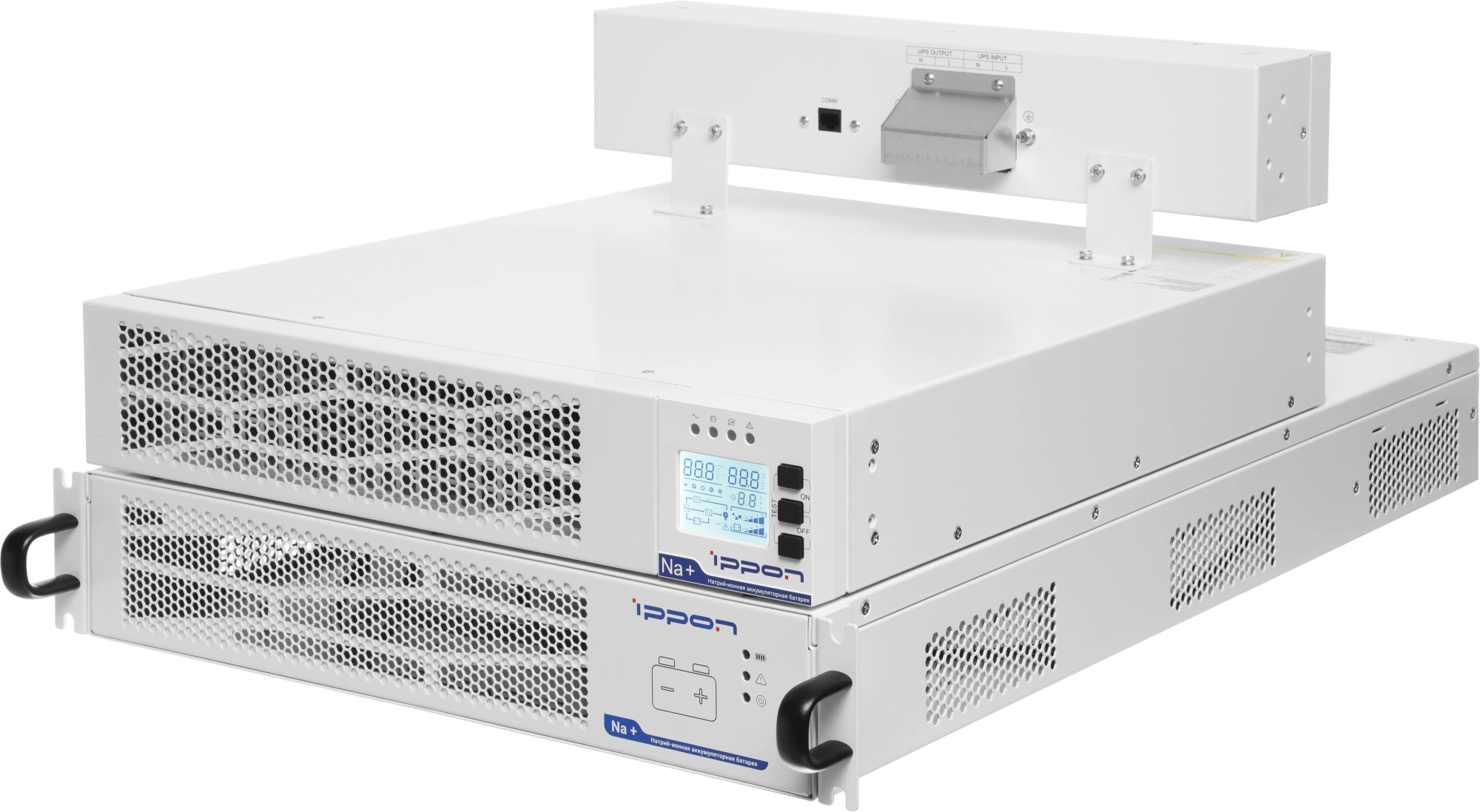 Источник бесперебойного питания Ippon Na+ II RTA 6K 6000Вт 6000ВА белый — миниатюра 2