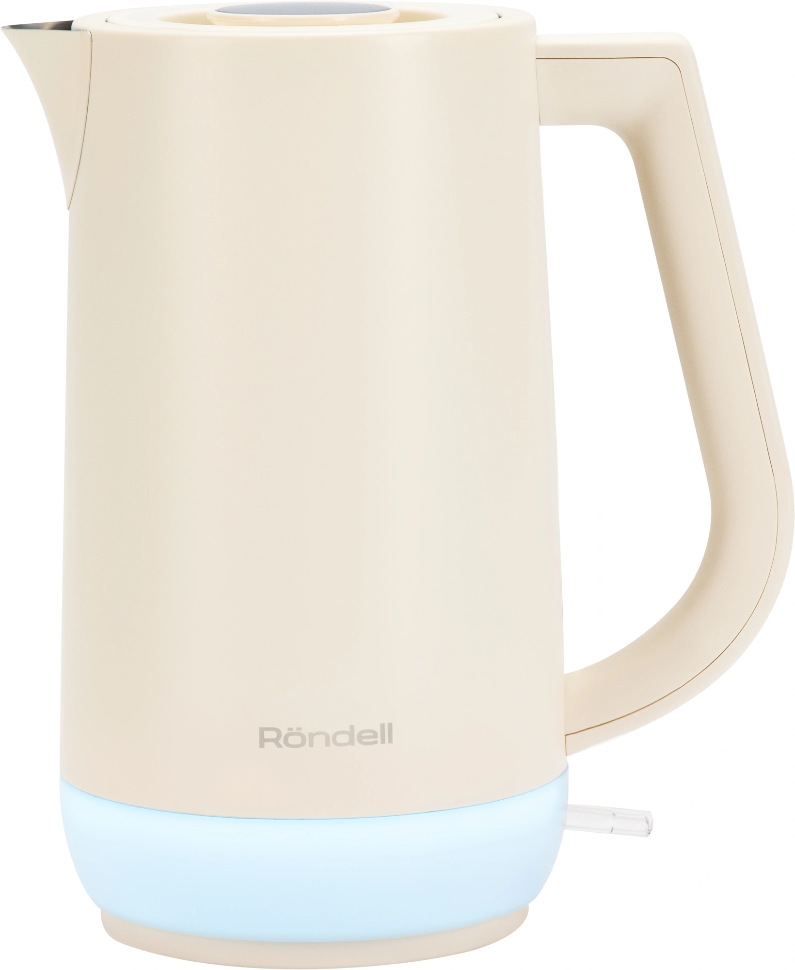 Чайник электрический Rondell RDE-WK808 1.7л. 2200Вт кремовый/белый корпус: металл — миниатюра 2