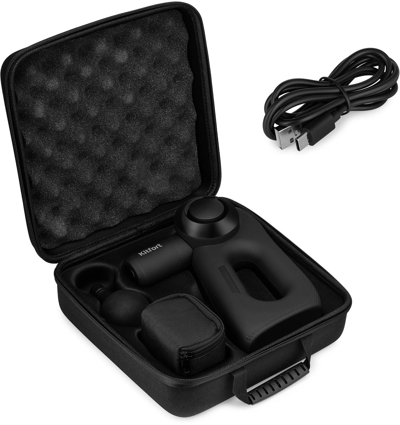 Массажер Kitfort КТ-2965 75Вт черный — миниатюра 8