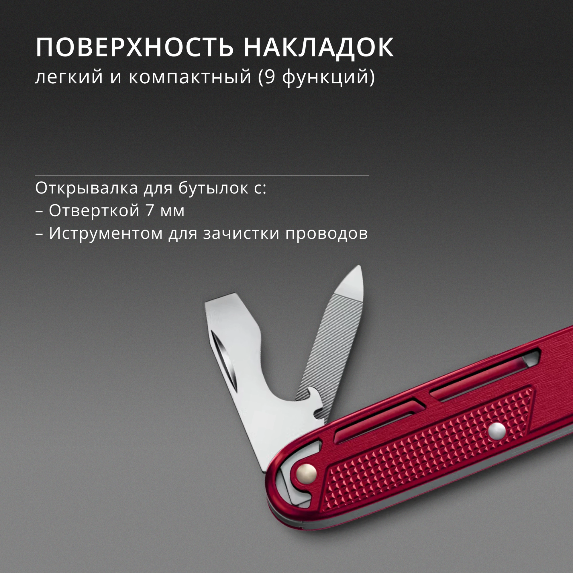 Нож перочинный Victorinox Synergy X Alox (0.8226.20) 93мм 10функц. красный карт.коробка — миниатюра 11