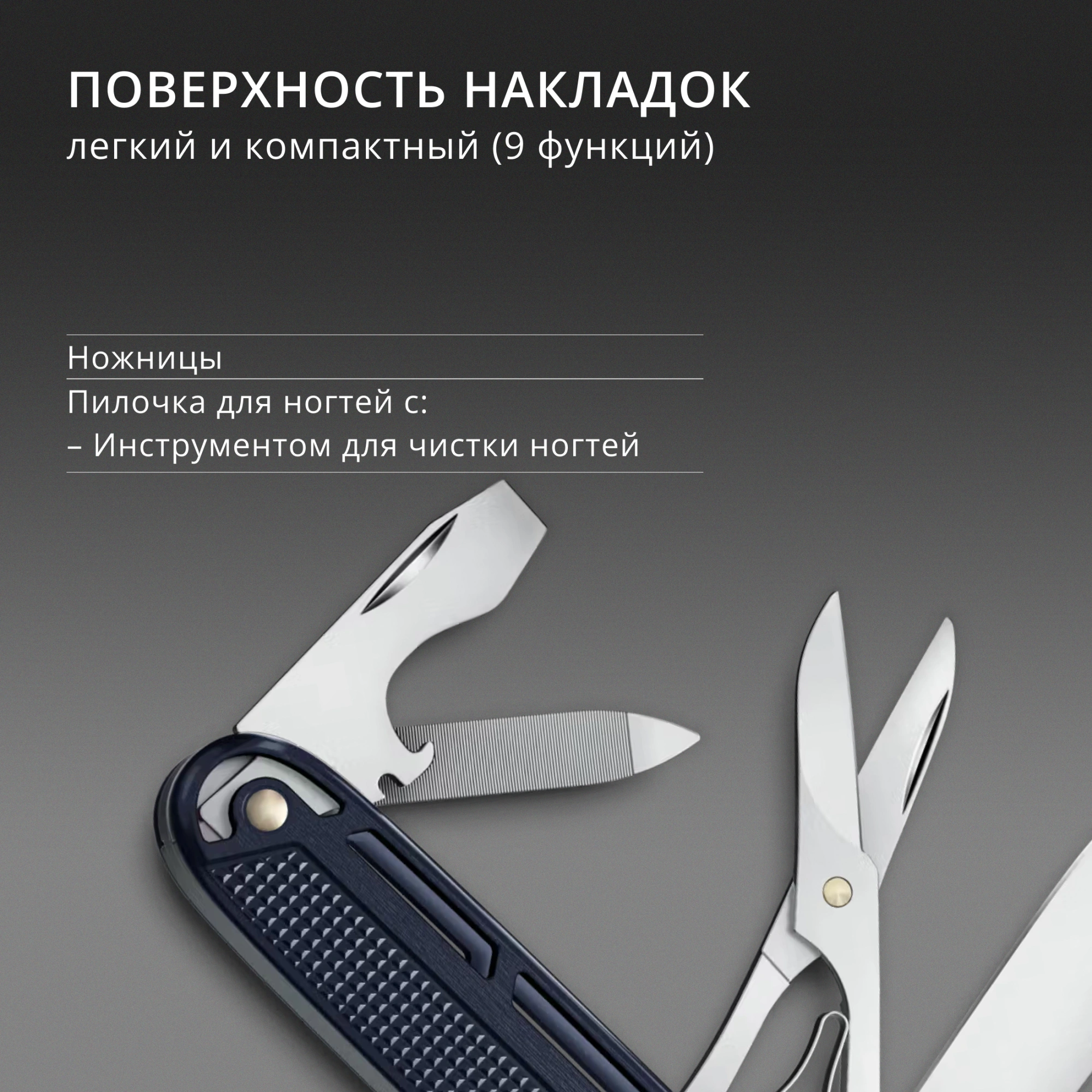 Нож перочинный Victorinox Synergy X Alox (0.8226.22) 93мм 10функц. синий карт.коробка — миниатюра 8