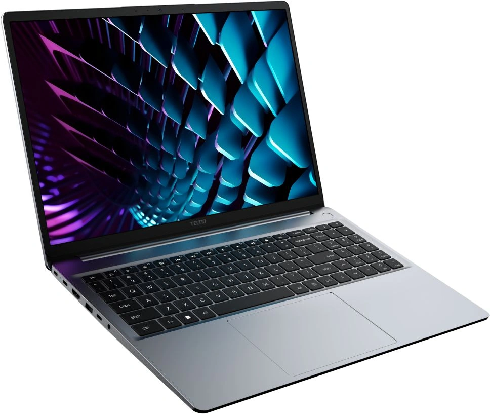 Ноутбук Tecno MegaBook K16SFA Ryzen 5 7535HS 16Gb SSD512Gb AMD Radeon 660M 16" IPS WUXGA (1920x1200) Windows 11 Home grey WiFi BT Cam 6060mAh (71005000406) — миниатюра 3