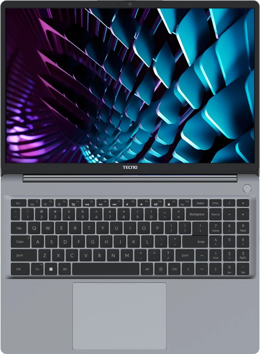 Ноутбук Tecno MegaBook K16SFA Ryzen 5 7535HS 16Gb SSD512Gb AMD Radeon 660M 16" IPS WUXGA (1920x1200) Windows 11 Home grey WiFi BT Cam 6060mAh (71005000406) — миниатюра 4