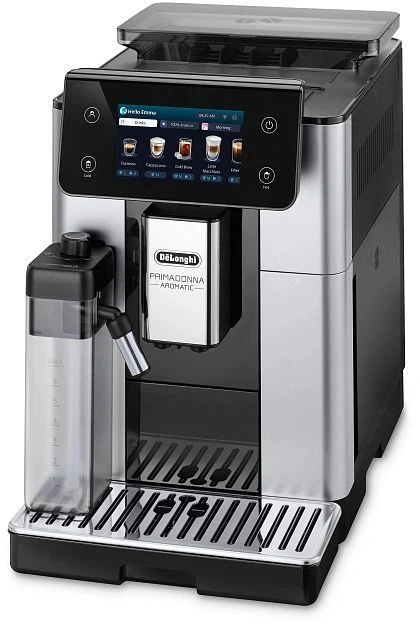 Кофемашина Delonghi Primadonna Aromatic ECAM630.75.TSM 1450Вт серебристый/черный — миниатюра 2