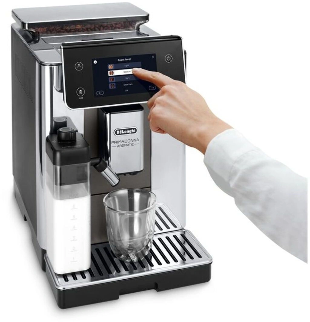 Кофемашина Delonghi Primadonna Aromatic ECAM630.75.TSM 1450Вт серебристый/черный — миниатюра 6