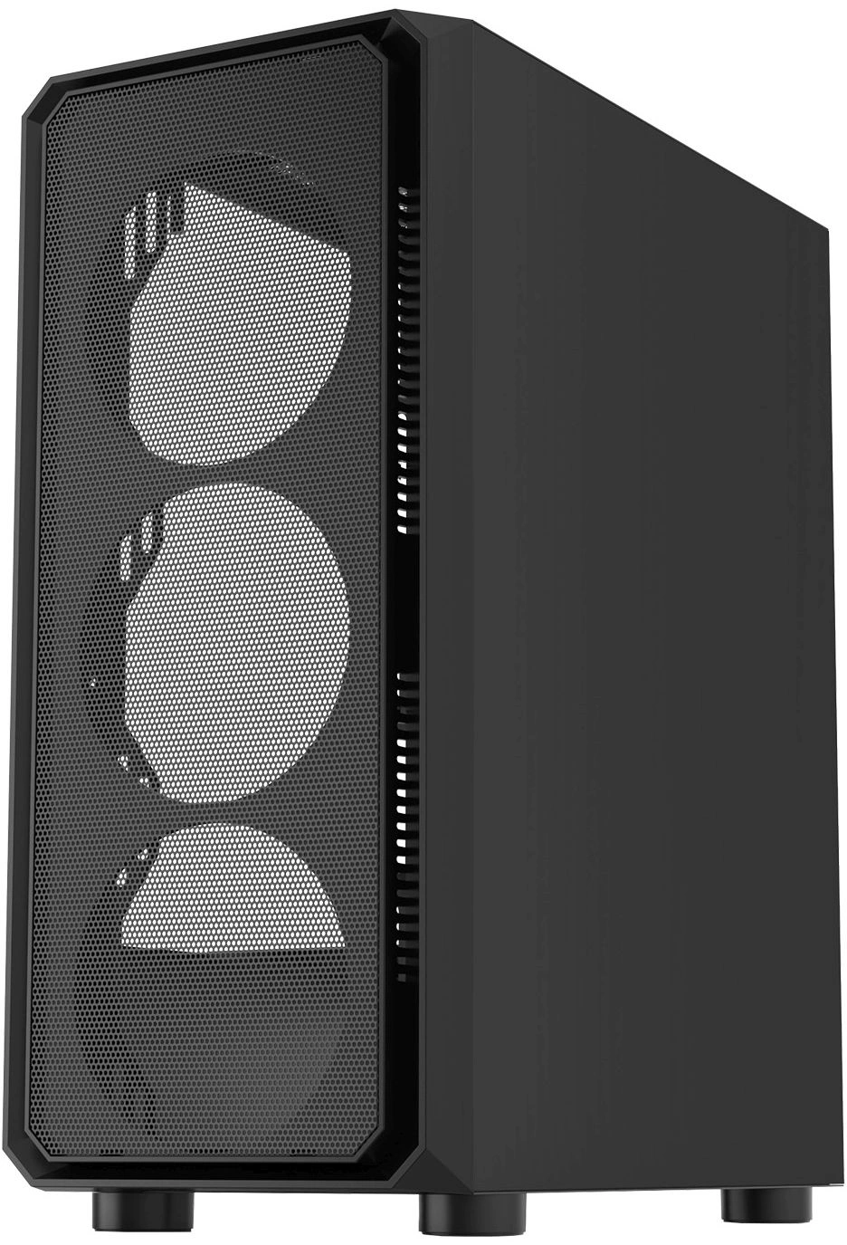 Корпус Bloody CC-126 черный без БП ATX 8x120mm 2xUSB2.0 1xUSB3.0 audio bott PSU — миниатюра 10