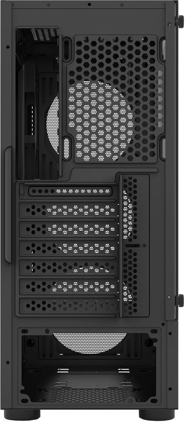 Корпус Bloody CC-126 черный без БП ATX 8x120mm 2xUSB2.0 1xUSB3.0 audio bott PSU — миниатюра 15