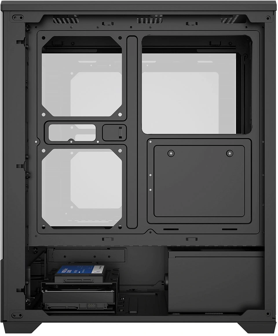 Корпус Bloody CC-127 черный без БП E-ATX 7x120mm 1xUSB2.0 2xUSB3.0 audio bott PSU — миниатюра 6
