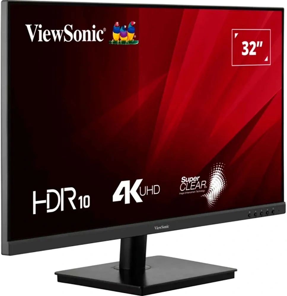 Монитор ViewSonic 31.5" VA3208-4K-HD черный VA LED 16:9 HDMI матовая 300cd 178гр/178гр 3840x2160 60Hz DP 4K 6.6кг — миниатюра 2