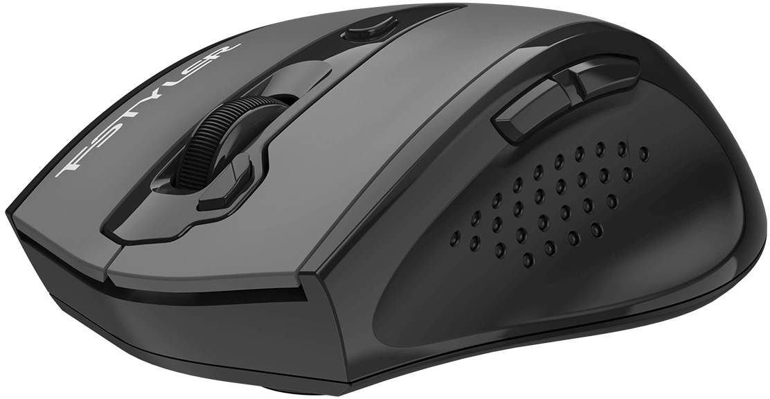 Мышь A4Tech Fstyler FG55S Plus серый оптическая 3200dpi беспров. USB 7but — миниатюра 2
