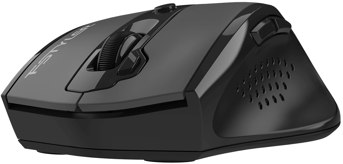 Мышь A4Tech Fstyler FG55S Plus серый оптическая 3200dpi беспров. USB 7but — миниатюра 6