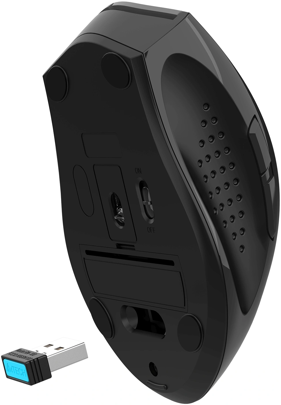 Мышь A4Tech Fstyler FG55S Plus серый оптическая 3200dpi беспров. USB 7but — миниатюра 12
