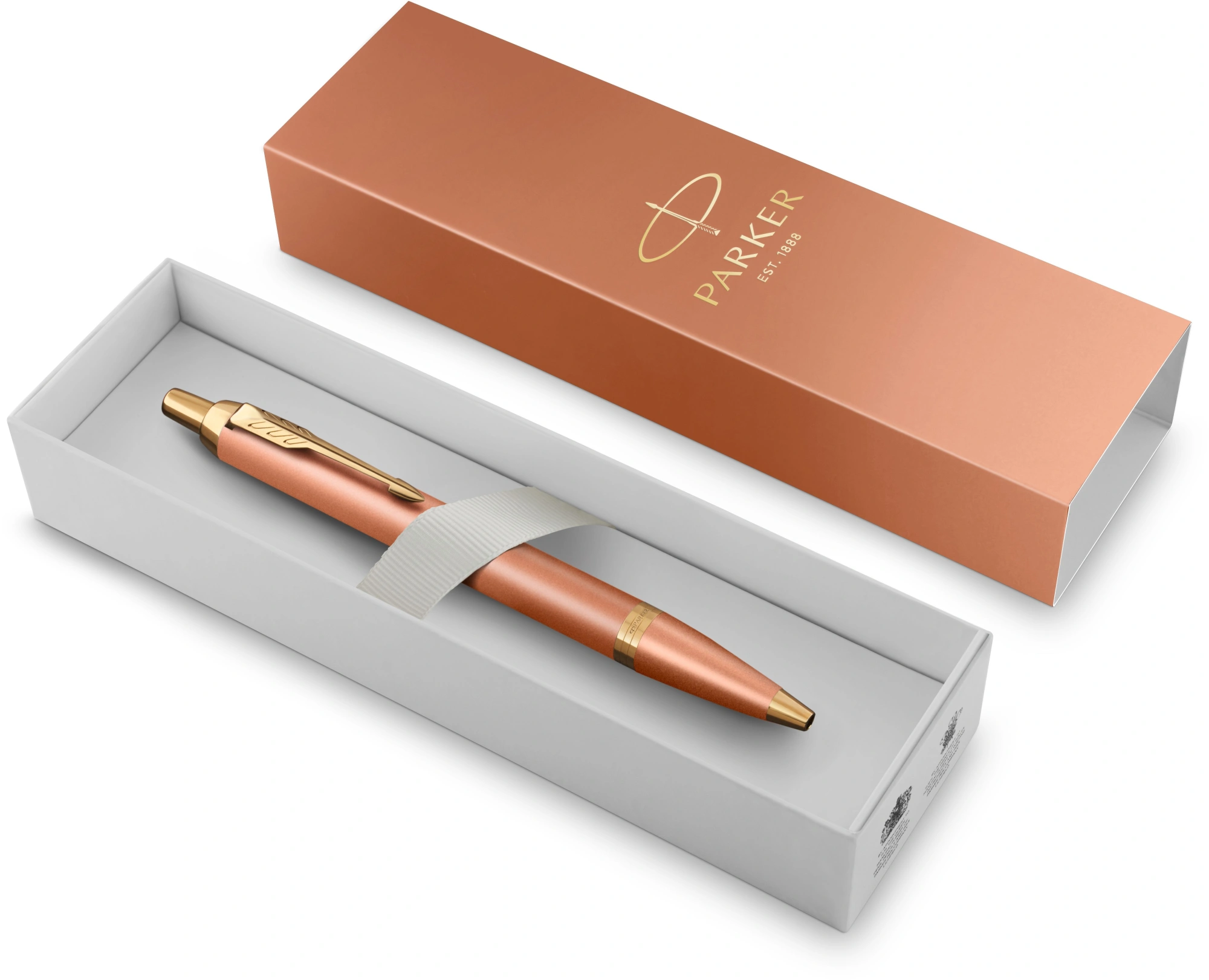 Ручка шариков. Parker IM Writing Rituals K331 (2203902) Orange GT оранжевый M син. черн. подар.кор. — фото 1
