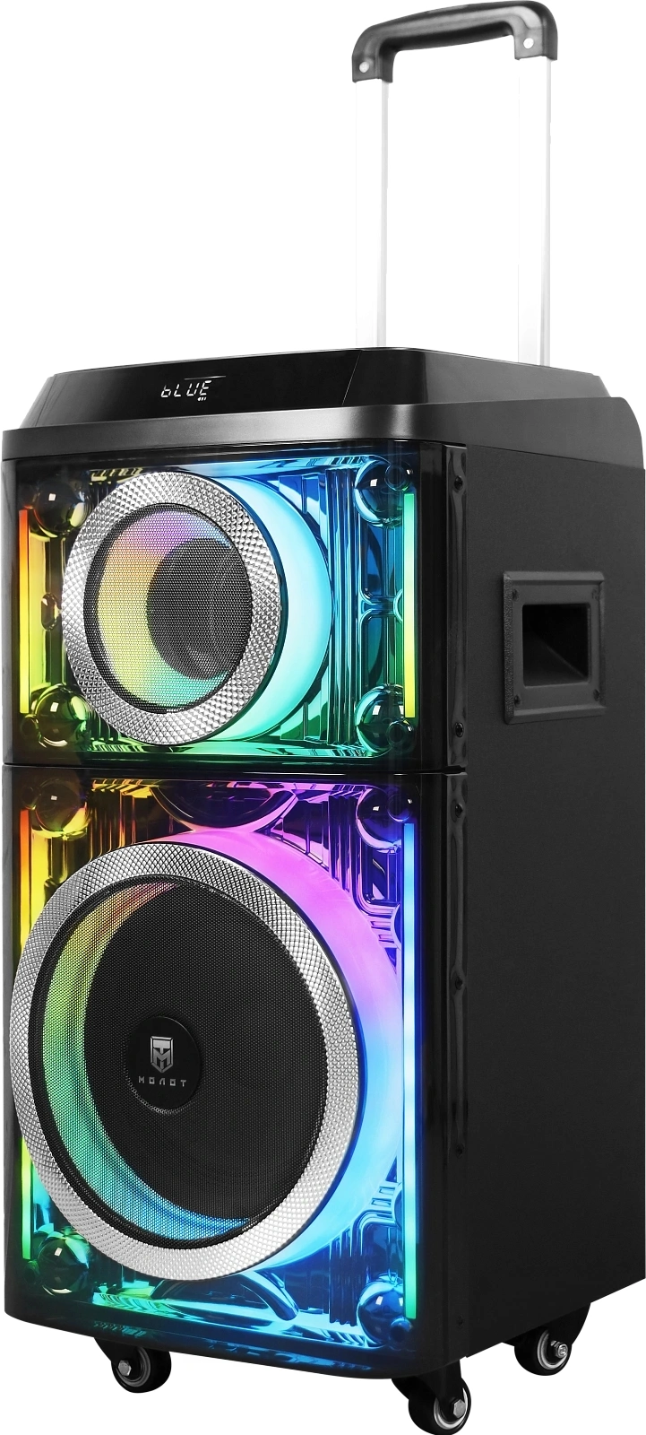 Колонка порт. Ural Молот 103 черный 1200W 1.1 BT/3.5Jack/USB-C 15м 7000mAh (УРАЛ МОЛОТ 103) — миниатюра 4