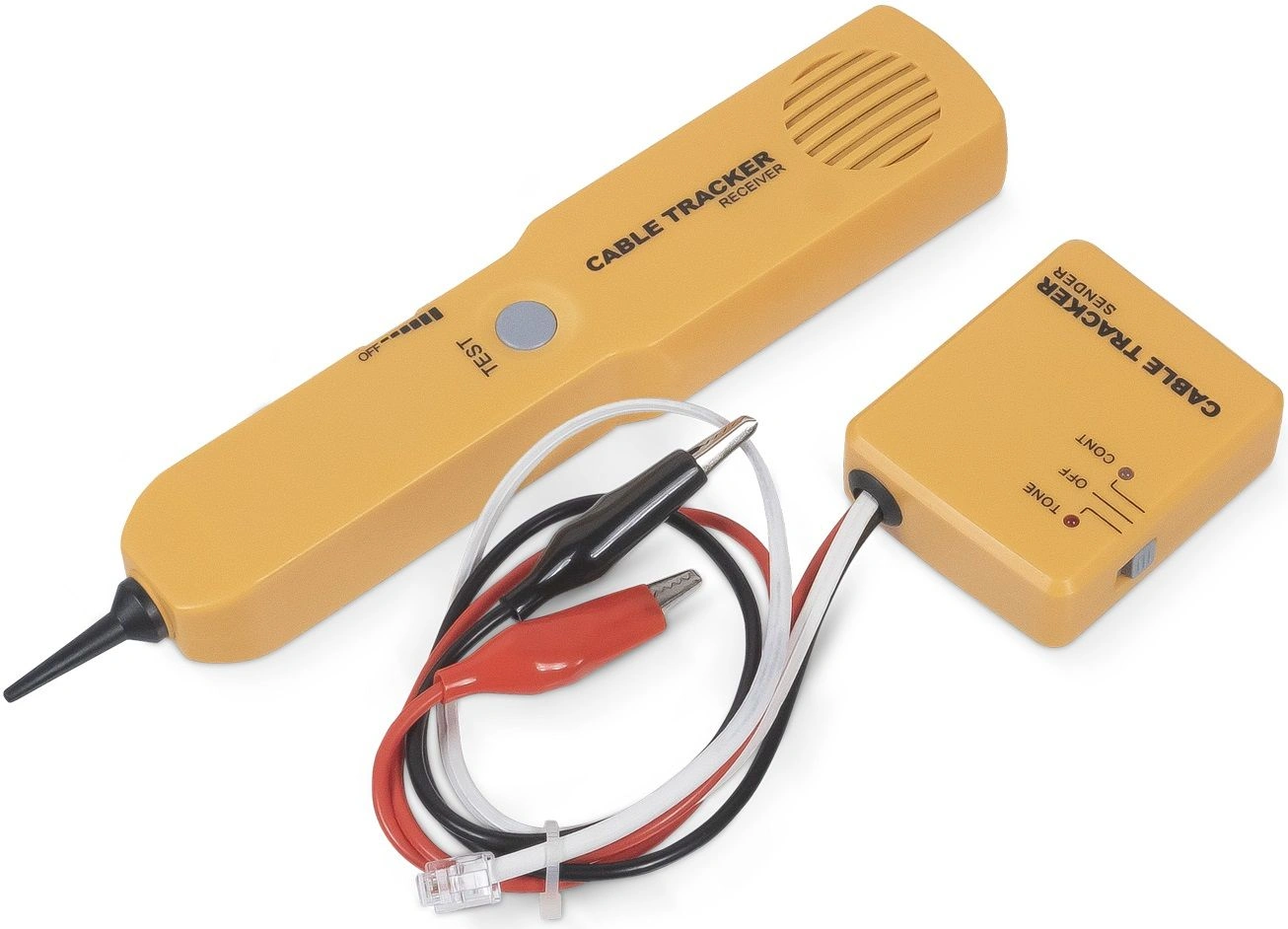 Тестер кабельный Cabeus HT-461 желтый — миниатюра 2