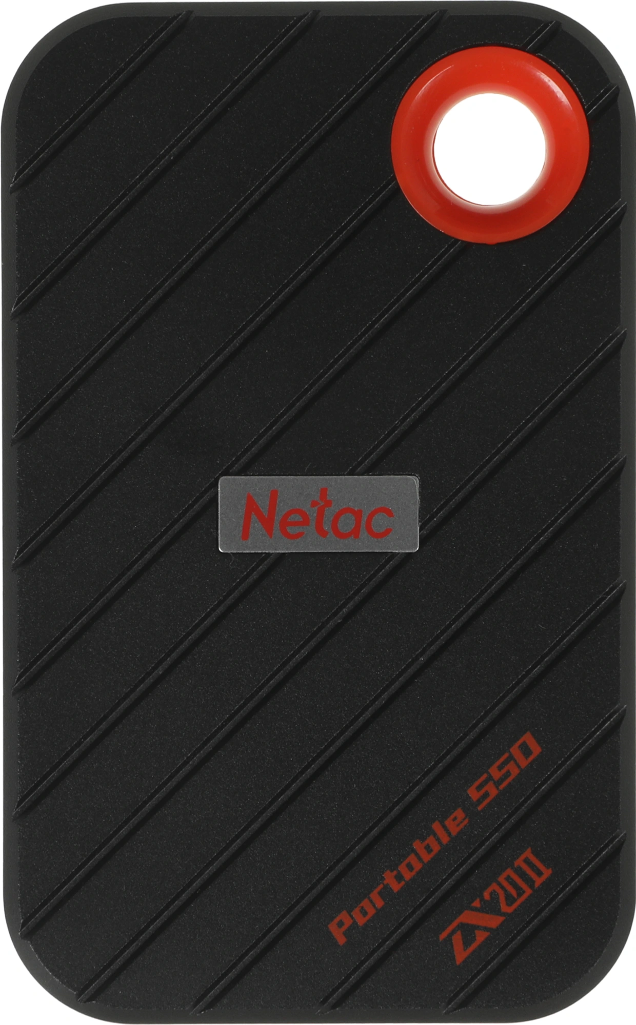 Накопитель SSD Netac USB-C 1000GB NT01ZX20II-1T0-32BK ZX20 II черный — миниатюра 4