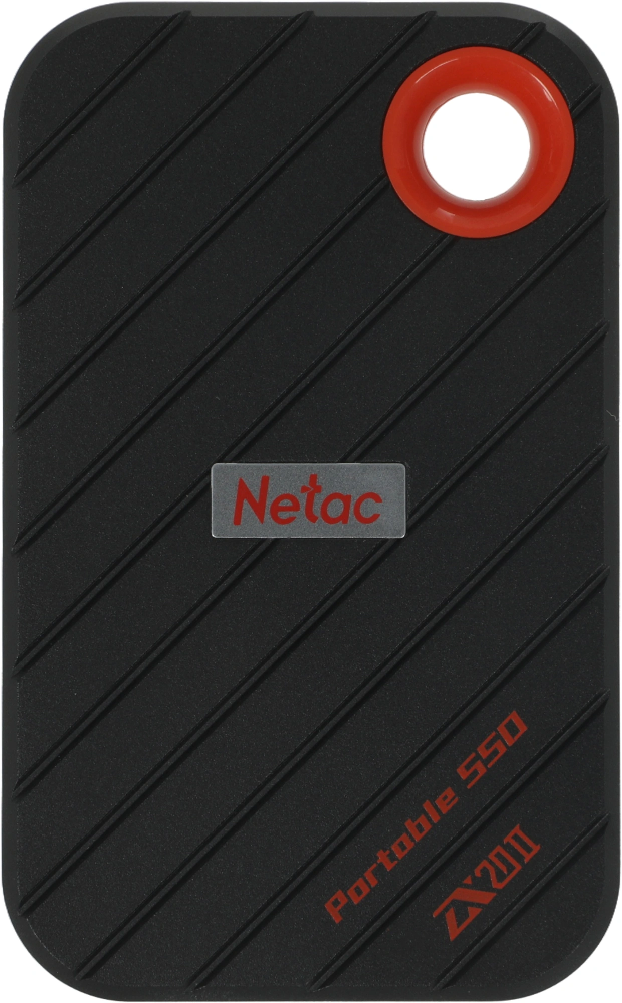 Накопитель SSD Netac USB-C 2000GB NT01ZX20II-2T0-32BK ZX20 II черный — миниатюра 7