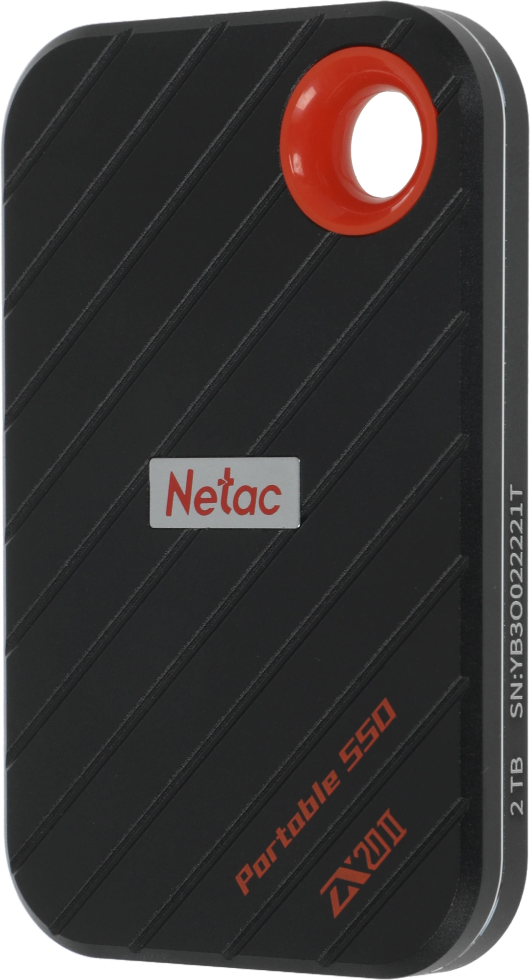 Накопитель SSD Netac USB-C 2000GB NT01ZX20II-2T0-32BK ZX20 II черный — миниатюра 8