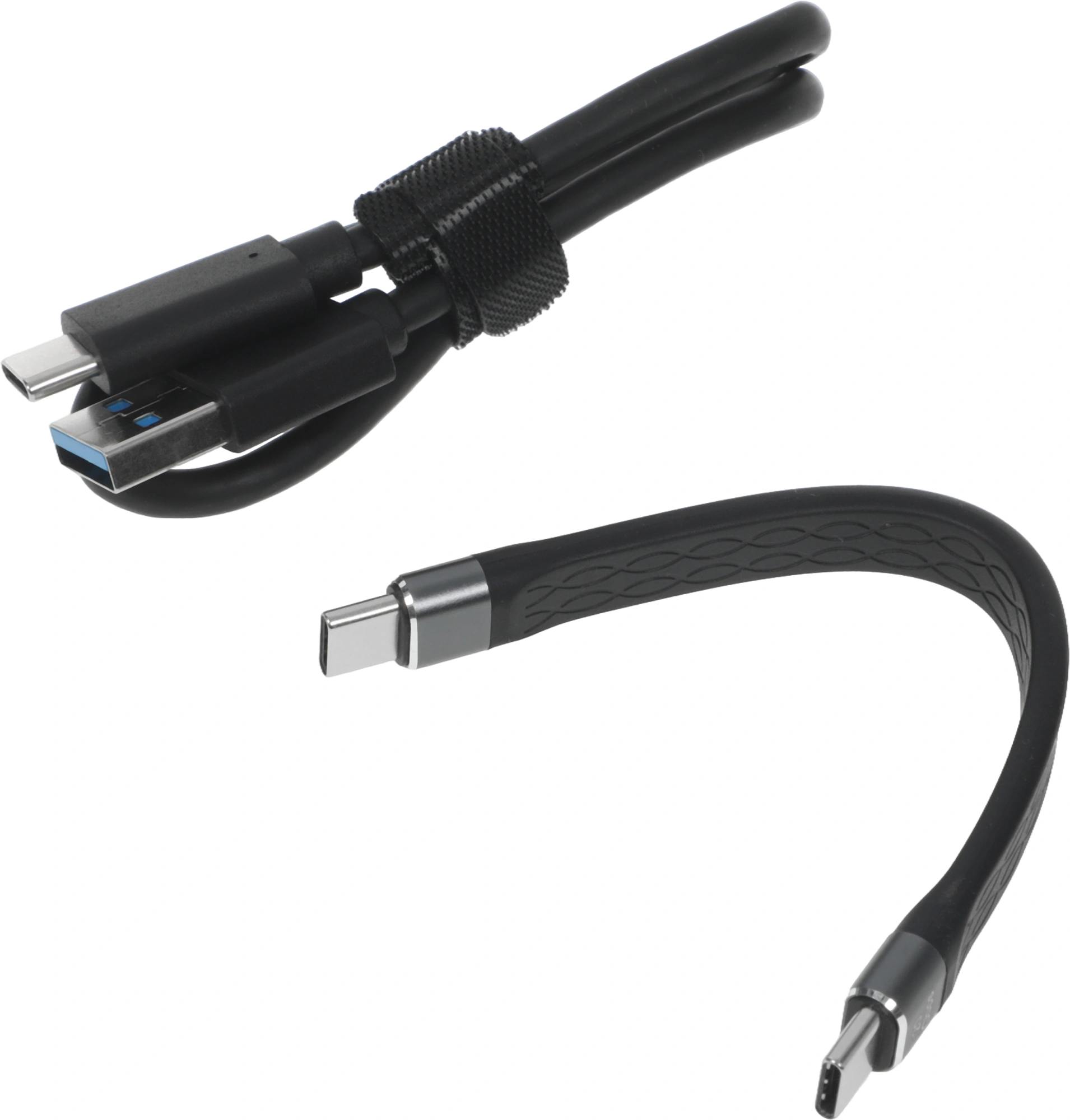 Накопитель SSD Netac USB-C 2000GB NT01ZX20II-2T0-32BK ZX20 II черный — миниатюра 3