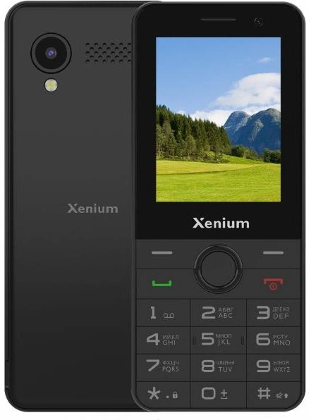 Мобильный телефон Xenium 900 X черный моноблок 3G 4G 1Sim 2.4" 240x320 Spreadtrum ThreadX RTOS 0.3Mpix GPS GSM900/1800 GSM1900 MP3 FM A-GPS microSD max32Gb — фото 1