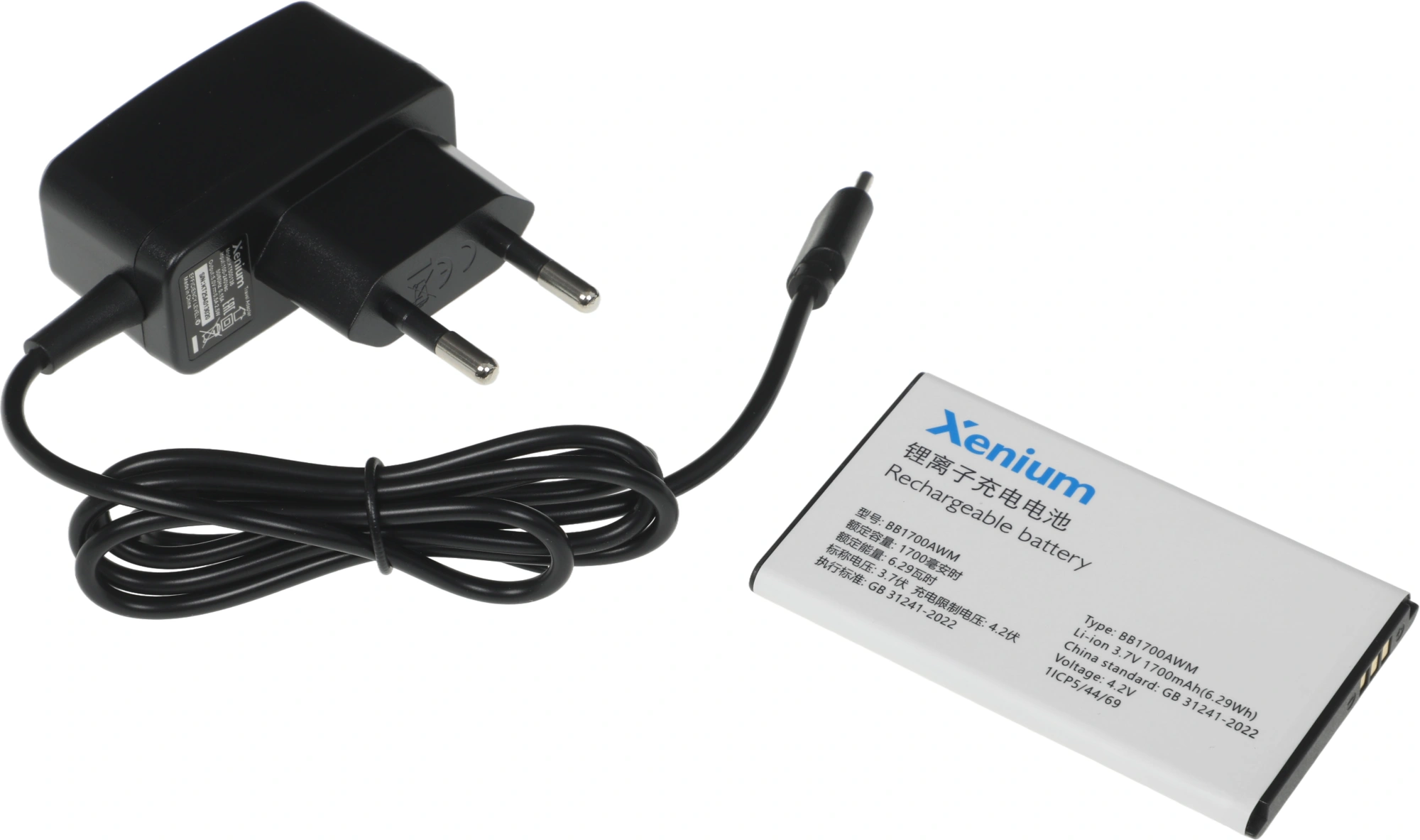 Мобильный телефон Xenium 900 X черный моноблок 3G 4G 1Sim 2.4" 240x320 Spreadtrum ThreadX RTOS 0.3Mpix GPS GSM900/1800 GSM1900 MP3 FM A-GPS microSD max32Gb — миниатюра 7