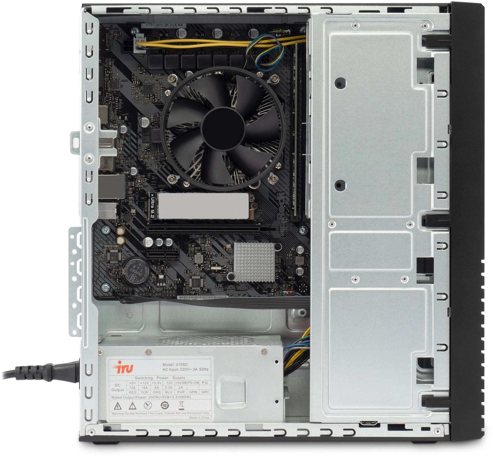 ПК IRU 310SC SFF PG G7400 (3.7) 8Gb SSD256Gb UHDG 710 Windows 11 Pro GbitEth 200W черный (2152527) — миниатюра 12