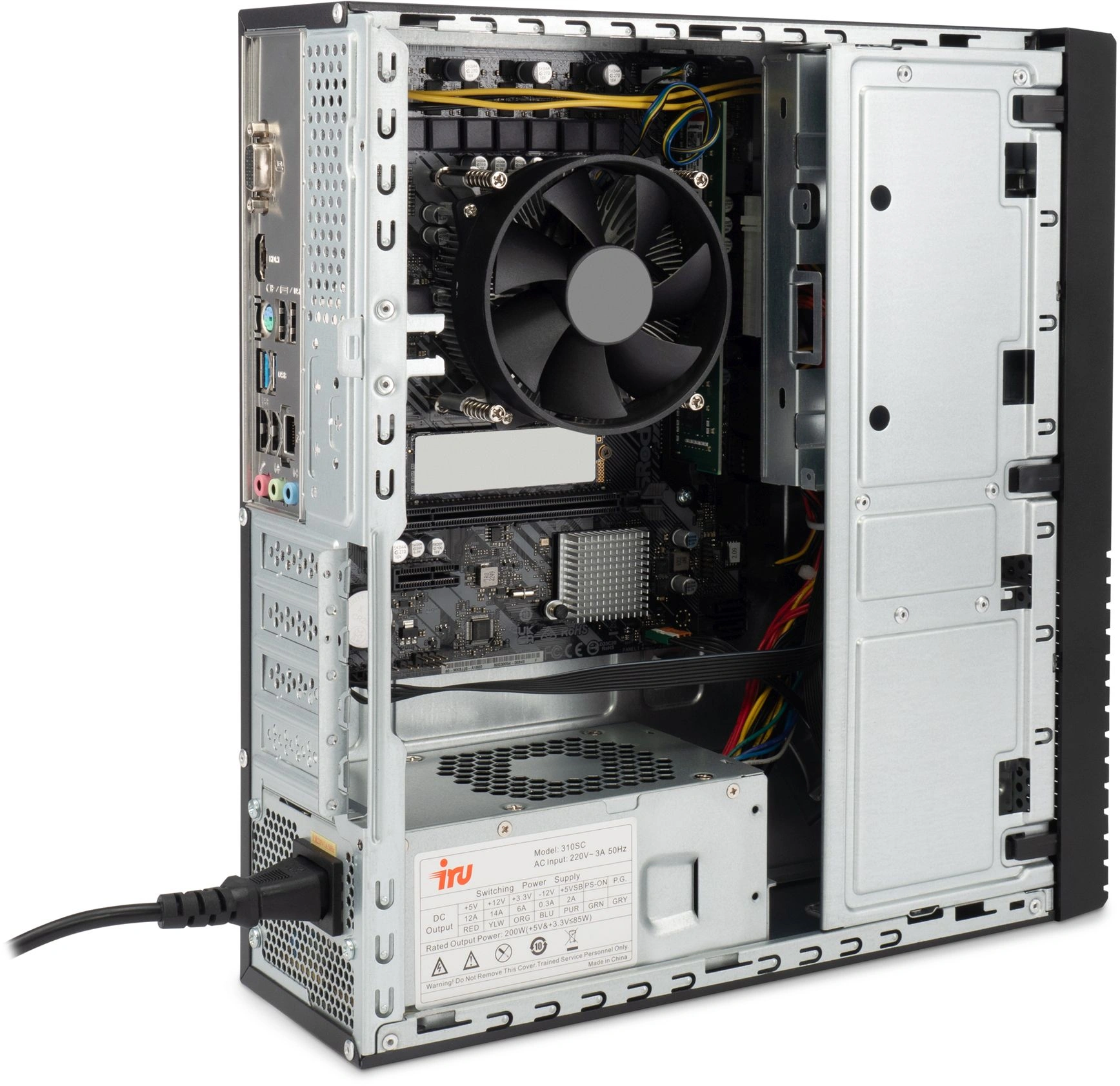 ПК IRU 310SC SFF PG G7400 (3.7) 8Gb SSD256Gb UHDG 710 Windows 11 Pro GbitEth 200W черный (2152527) — миниатюра 13