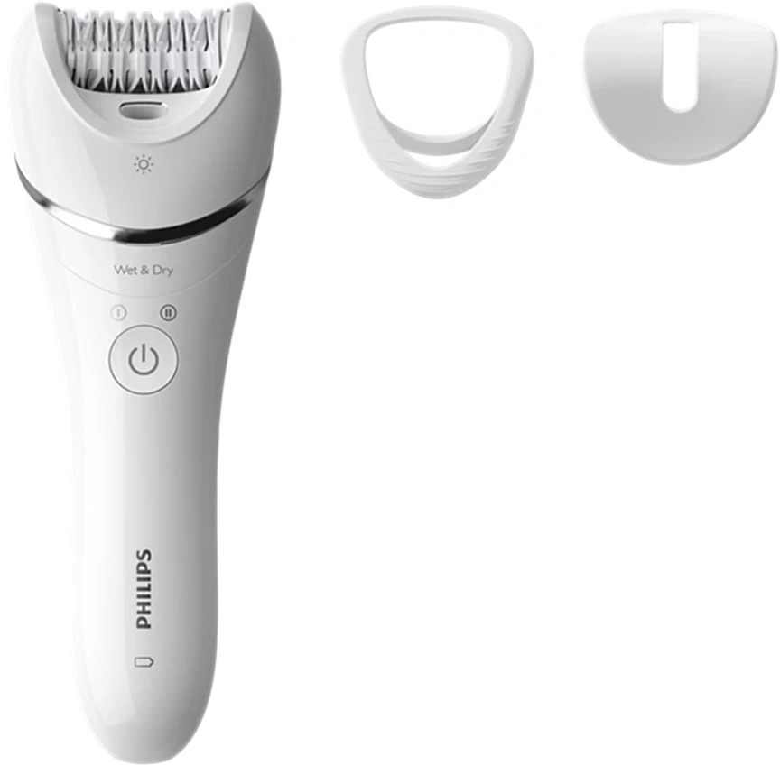 Эпилятор Philips BRE700/01 скор.:2 насад.:2 от аккум. белый — миниатюра 2