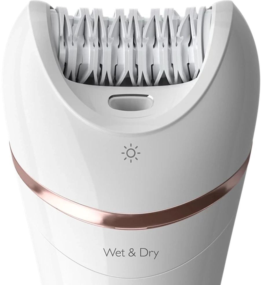 Эпилятор Philips BRE740/11 скор.:2 насад.:8 от аккум. белый — миниатюра 3