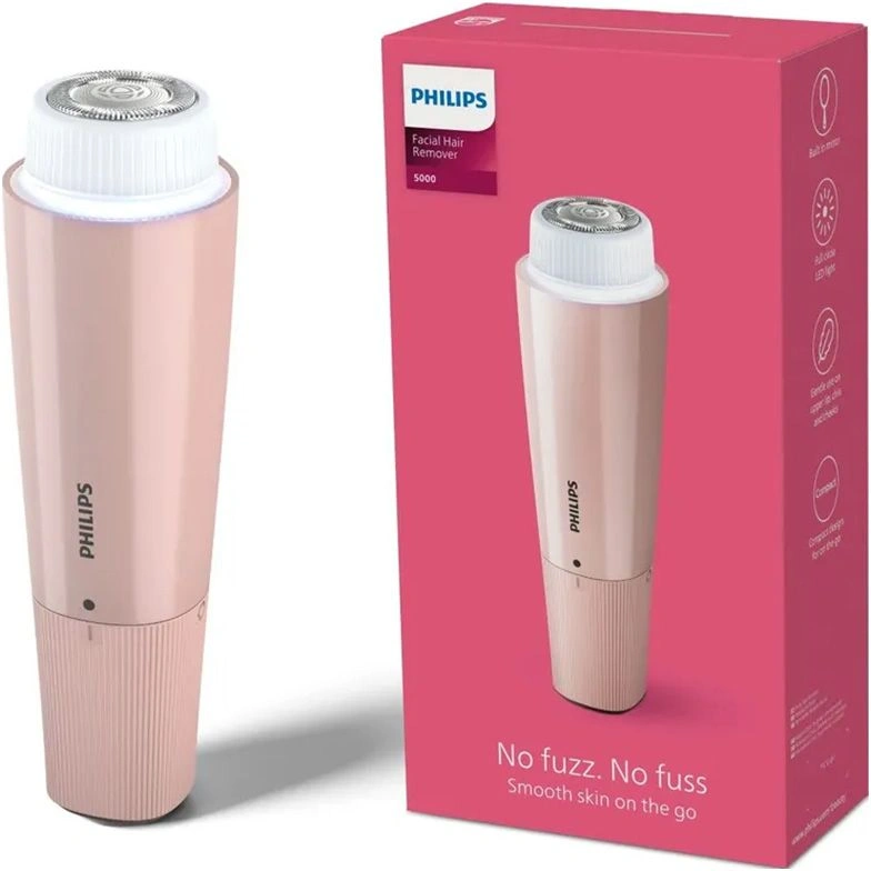 Бритва роторная Philips Series 5000 BRR454/00 реж.эл.:1 питан.:бат.AA розовый — миниатюра 5