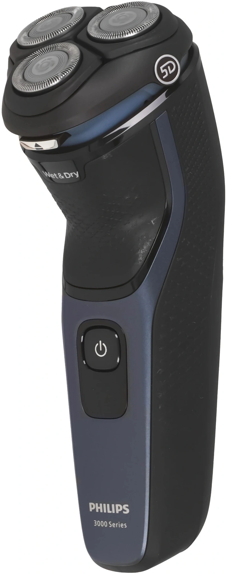 Бритва роторная Philips Series 3000 S3144/00 реж.эл.:3 питан.:аккум. черный/синий — миниатюра 4