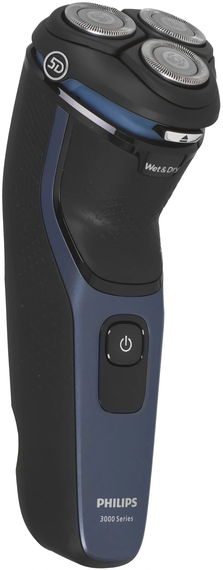Бритва роторная Philips Series 3000 S3144/00 реж.эл.:3 питан.:аккум. черный/синий — миниатюра 3