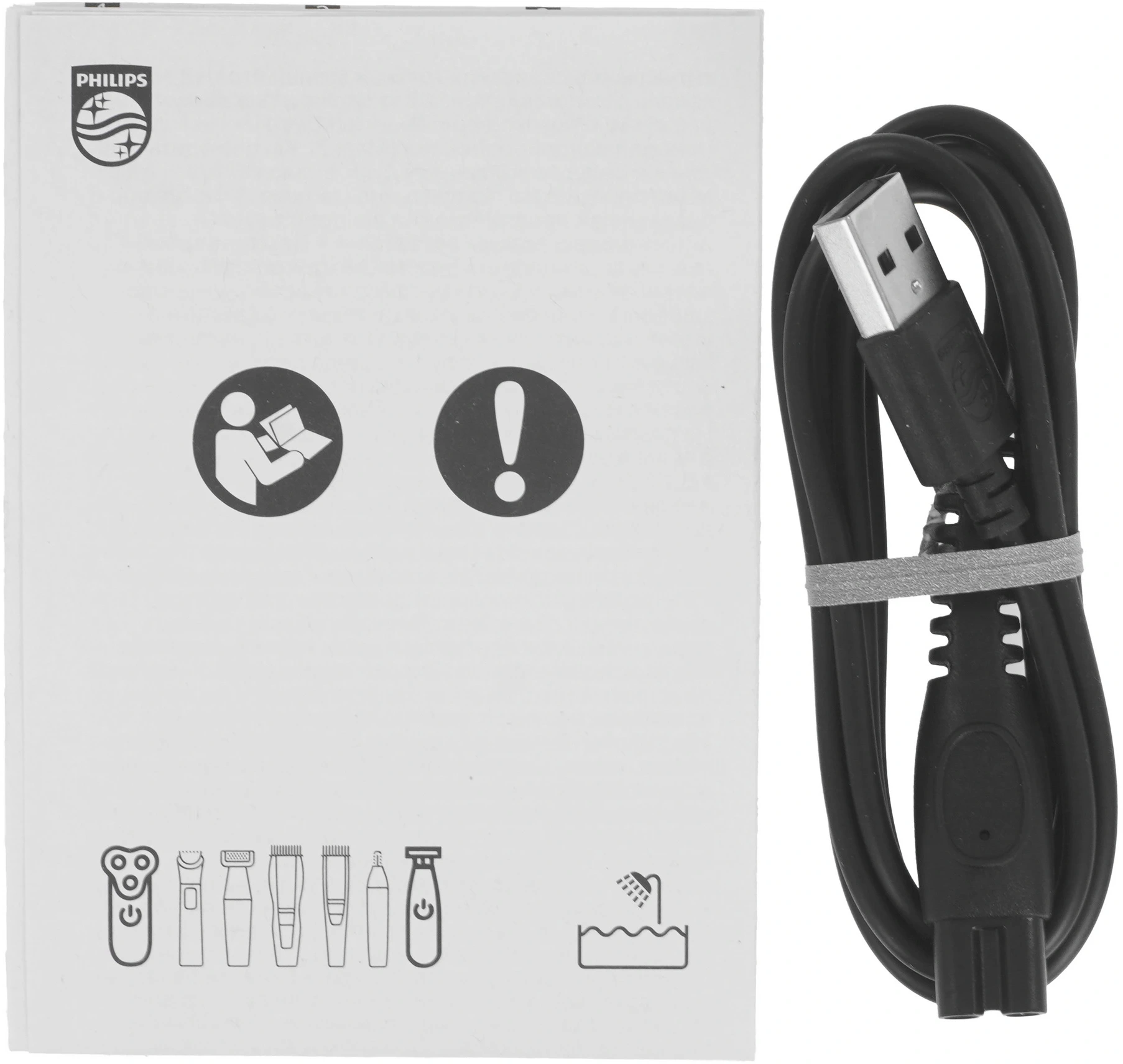 Бритва роторная Philips Series 3000 S3144/00 реж.эл.:3 питан.:аккум. черный/синий — миниатюра 8