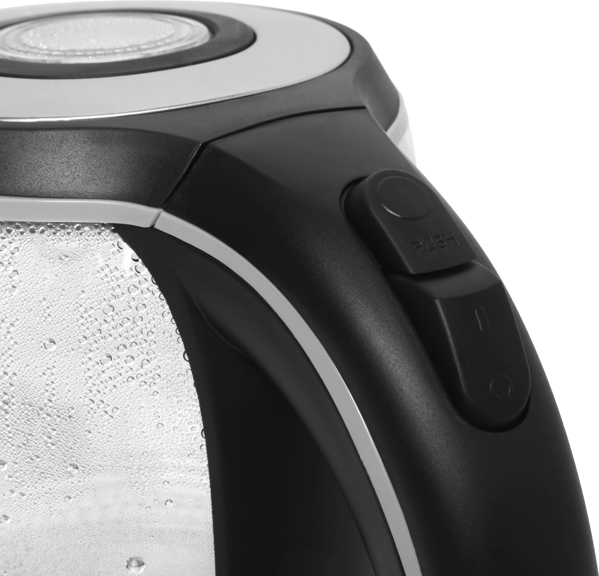 Чайник электрический Vitek VT-WK1009 1.7л. 2200Вт черный/серый корпус: стекло — миниатюра 18