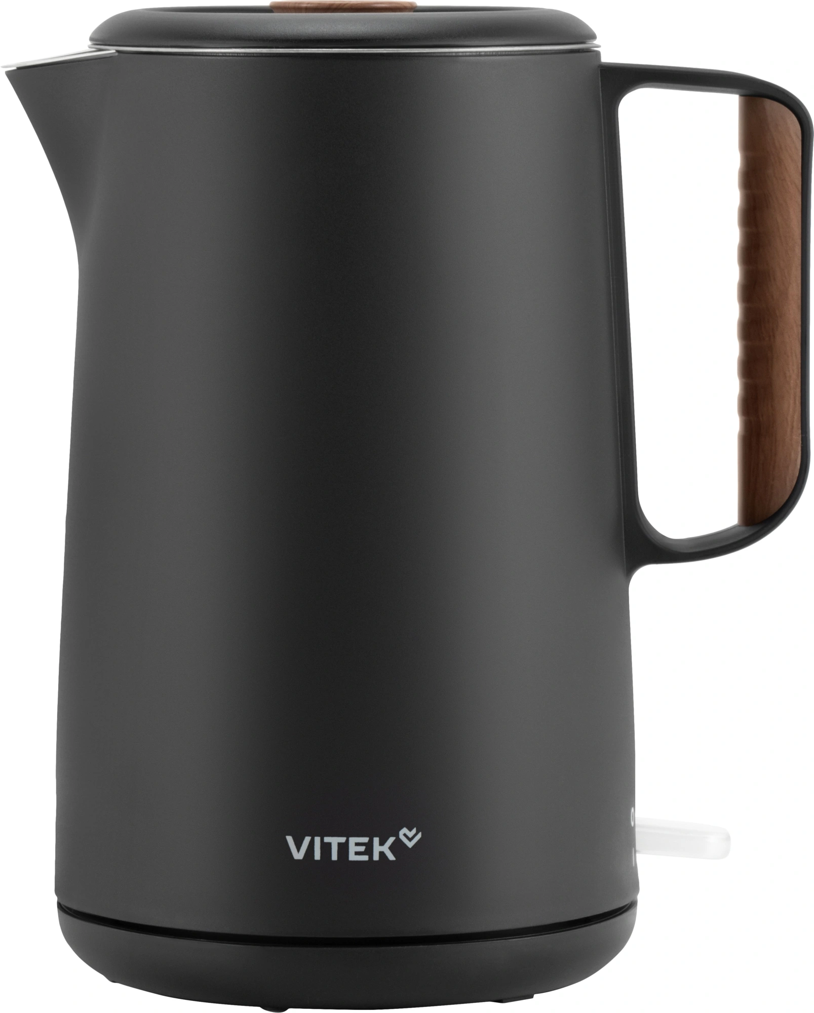 Чайник электрический Vitek VT-WK1093 1.7л. 2000Вт черный/дерево корпус: металл/пластик — миниатюра 3