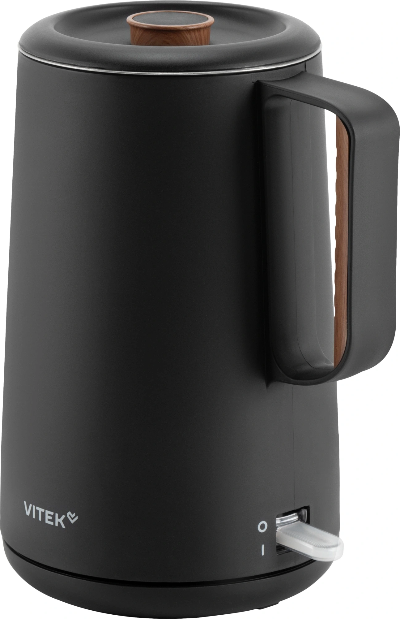 Чайник электрический Vitek VT-WK1093 1.7л. 2000Вт черный/дерево корпус: металл/пластик — миниатюра 5
