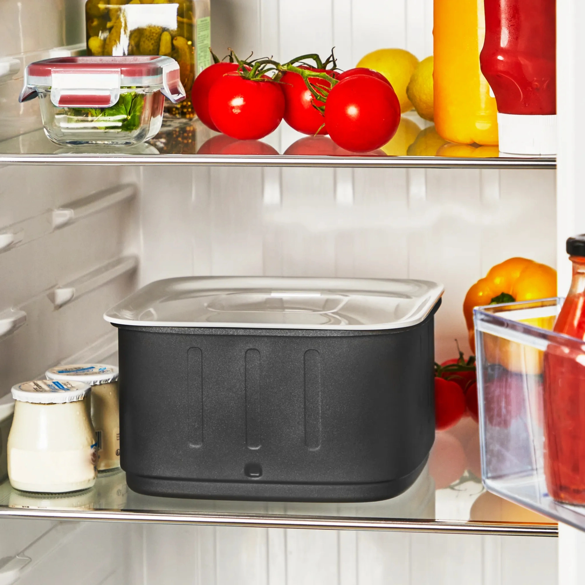 Аэрогриль Tefal EY5528E0 5л 1670Вт черный/серебристый (7211419374) — миниатюра 2