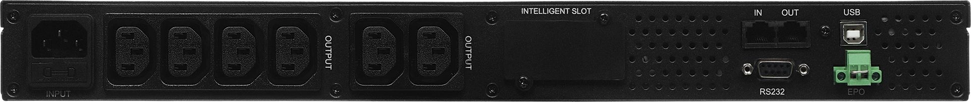 Источник бесперебойного питания Ippon Pacific II 1U 500 450Вт 500ВА черный — миниатюра 10