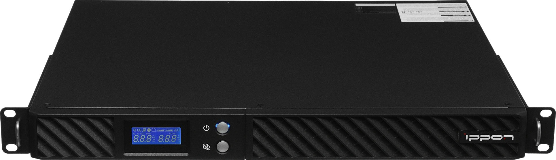 Источник бесперебойного питания Ippon Pacific II 1U 700 630Вт 700ВА черный — миниатюра 4