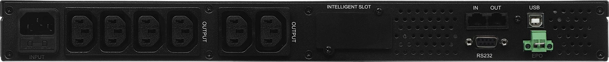 Источник бесперебойного питания Ippon Pacific II 1U 700 630Вт 700ВА черный — миниатюра 10