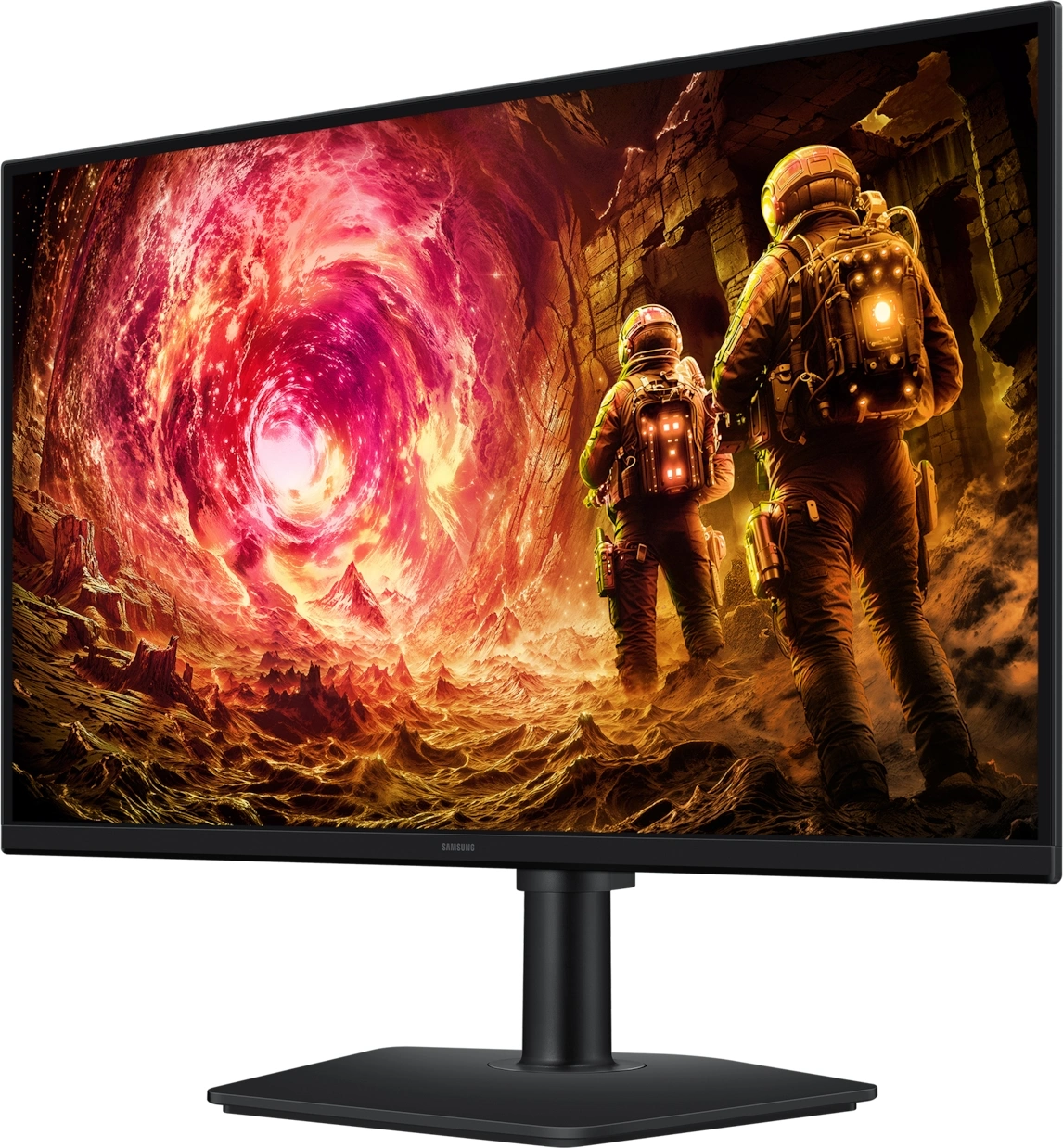 Монитор Samsung 27" Odyssey G5 LS27FG502EIXCI черный IPS LED 16:9 HDMI матовая HAS Piv 1000:1 300cd 178гр/178гр 2560x1440 180Hz G-Sync FreeSync DP QHD 4.1кг — миниатюра 2