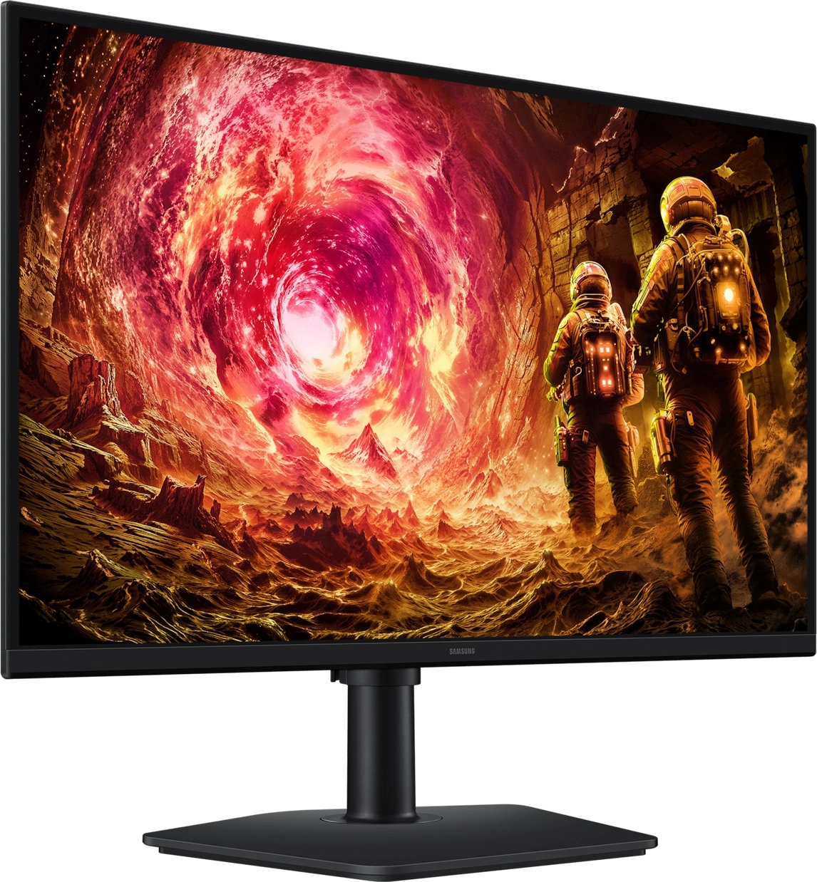 Монитор Samsung 27" Odyssey G5 LS27FG502EIXCI черный IPS LED 16:9 HDMI матовая HAS Piv 1000:1 300cd 178гр/178гр 2560x1440 180Hz G-Sync FreeSync DP QHD 4.1кг — миниатюра 3