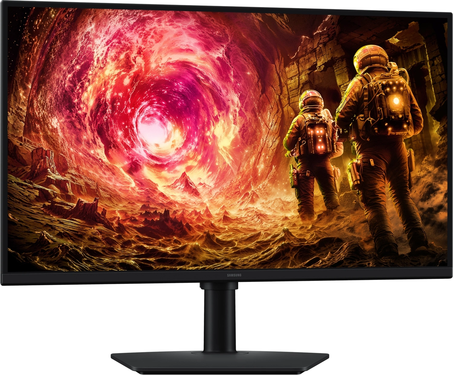 Монитор Samsung 27" Odyssey G5 LS27FG502EIXCI черный IPS LED 16:9 HDMI матовая HAS Piv 1000:1 300cd 178гр/178гр 2560x1440 180Hz G-Sync FreeSync DP QHD 4.1кг — миниатюра 10